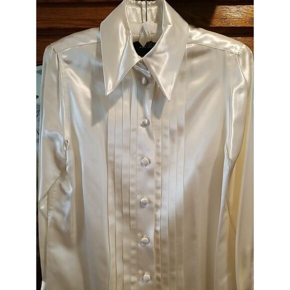 Marc Jacob Collection Vintage Runway Ivory Blouse Top Shirt Sz 8~ 2.13.2019 NWT - Picture 5 of 16